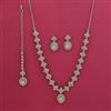 Antique Delicate Necklace with Mehndi Plating