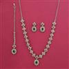 Antique Delicate Necklace with Mehndi Plating