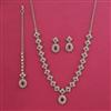 Antique Delicate Necklace with Mehndi Plating