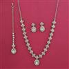 Antique Delicate Necklace with Mehndi Plating