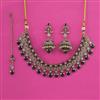 Antique Pearl Necklace with Mehndi Plating