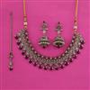 Antique Pearl Necklace with Mehndi Plating