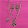 Antique Pearl Necklace with Mehndi Plating