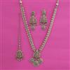 Antique Pearl Necklace with Mehndi Plating