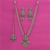 Antique Pearl Necklace with Mehndi Plating