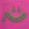 Antique Bridal Necklace with Mehndi Plating