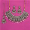 Antique Bridal Necklace with Mehndi Plating