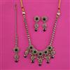 Antique Pearl Necklace with Mehndi Plating
