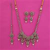 Antique Pearl Necklace with Mehndi Plating