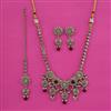 Antique Pearl Necklace with Mehndi Plating