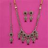 Antique Pearl Necklace with Mehndi Plating