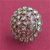 Antique Adjustable Ring with Mehndi Plating