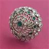 Antique Adjustable Ring with Mehndi Plating