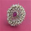 Antique Adjustable Ring with Mehndi Plating