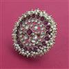 Antique Pearl Ring with Mehndi Plating