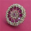 Antique Pearl Ring with Mehndi Plating
