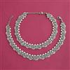Antique Pearl Payal with Mehndi Plating