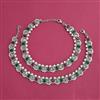 Antique Pearl Payal with Mehndi Plating