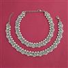 Antique Pearl Payal with Mehndi Plating