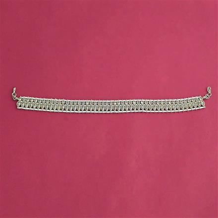 Antique Pearl Shishful with Mehndi Plating