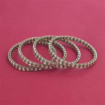 Antique 4 Pc Classic Bangles with Mehndi Plating