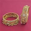 Antique Openable Bangles With Matte Gold Plating
