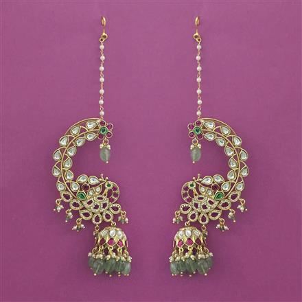 Antique Earcuff with Matte Gold Plating