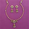 Antique Hasli Necklace with Matte Gold Plating