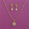Antique Delicate Pendant Set with Gold Plating
