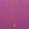 Antique Delicate Pendant Set with Gold Plating