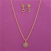 Antique Delicate Pendant Set with Gold Plating