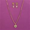 Antique Delicate Pendant Set with Gold Plating
