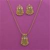 Antique Delicate Pendant Set with Gold Plating