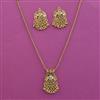 Antique Delicate Pendant Set with Gold Plating