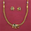 Antique Birds Pendant Set with Gold Plating
