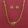 Antique Birds Pendant Set with Gold Plating