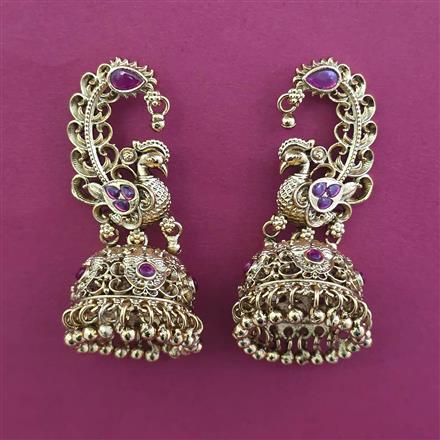 Antique Earcuff with Matte Gold Plating