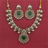 Antique Classic Necklace with Mehndi Plating