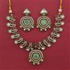 Antique Classic Necklace with Mehndi Plating