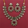 Antique Classic Necklace with Mehndi Plating
