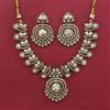 Antique Classic Necklace with Mehndi Plating