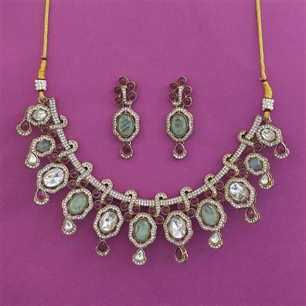Antique Classic Necklace with Mehndi Plating