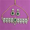Antique Choker Necklace with Mehndi Plating
