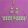 Antique Choker Necklace with Mehndi Plating