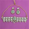 Antique Choker Necklace with Mehndi Plating
