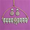 Antique Choker Necklace with Mehndi Plating