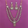 Antique Layered Necklace with Mehndi Plating
