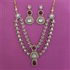 Antique Layered Necklace with Mehndi Plating