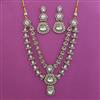 Antique Layered Necklace with Mehndi Plating