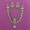 Antique Layered Necklace with Mehndi Plating